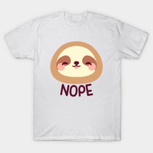 Cute sloth face T-Shirt